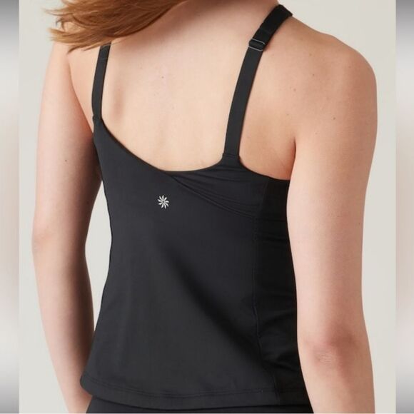 Athleta Crossed Tankini, Black, Size Medium, NWT - Picture 4 of 8